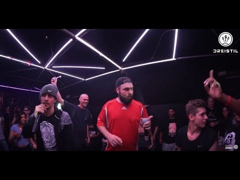 Dreistil RAP BATTLE - Freestyle ACHTELFINALE 07.09.17 mit Toast4ME, Tisos, Mighty P. uvm.