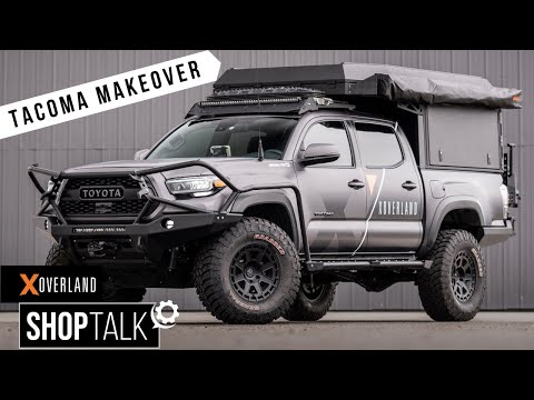 Our Tacoma Gets A Makeover! Alu-Cab, Goose Gear Storage, & A Heater | X Overland Shop Talk #13