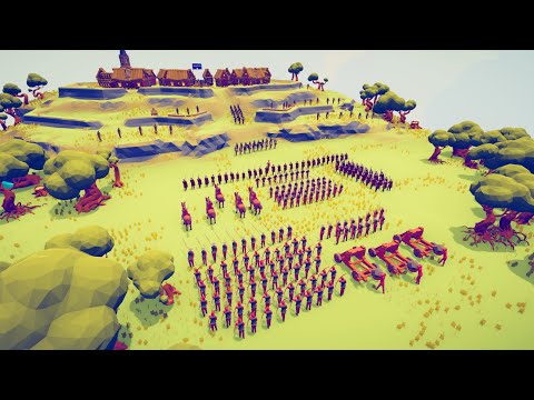 200x MEDIEVAL MILITARY SIEGE BANDIT VILLAGE - Totally Accurate Battle Simulator TABS
