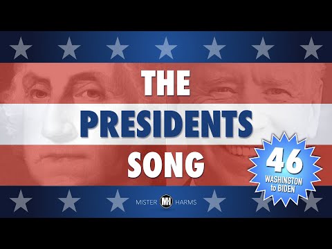 The Presidents Song #46 - Sing the names of every United States President! Celebrate Presidents Day!