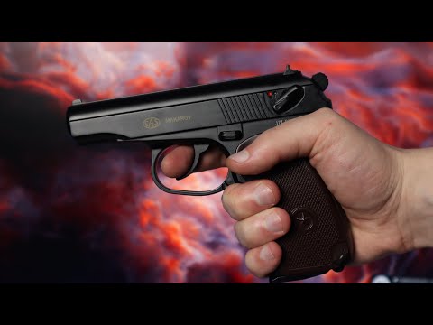 Обзор пневматического пистолета SAS Makarov 4,5 мм (KM-44DHN)