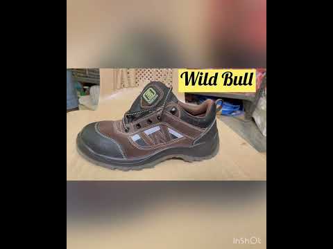 Industrial Leather Safety Shoes Steel Toe