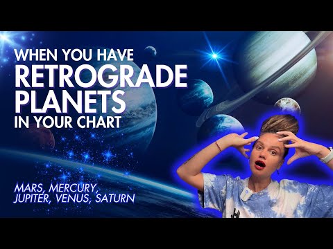 RETROGRADE PLANETS in your CHART: Mars, Mercury, Jupiter, Venus, Saturn - meaning & recommendations