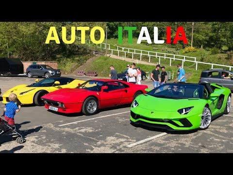 Italia Car Day 2018 (Brooklands) UK & London Supercar Spotting - Stavros969