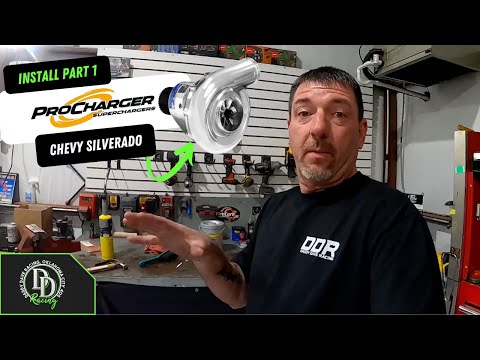 Installing Procharger on my Chevy Silverado! Part 1 | Daddy Dave Racing