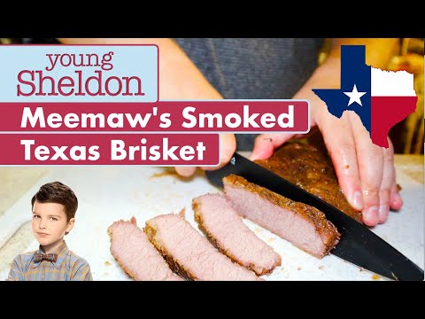 Meemaw's Secret Smoked Texas Brisket Recipe from Young Sheldon | A La Carte with Alex