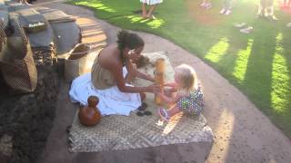 Hawaiian instrument lessons at Old Lahaina Luau