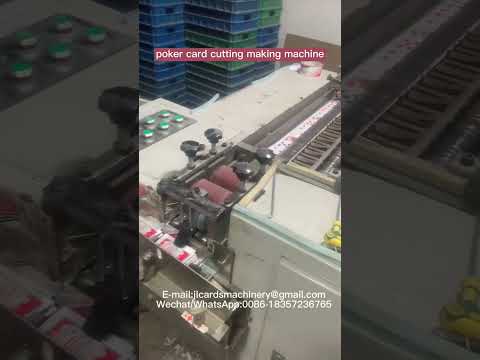Automatic Card Cutting Making Machine Automatic Cards Collating Matching Machine