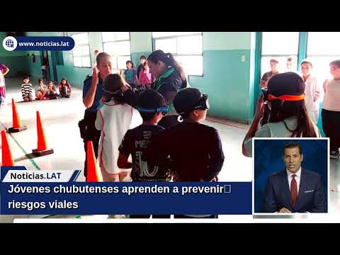Jóvenes chubutenses aprenden a prevenir riesgos viales