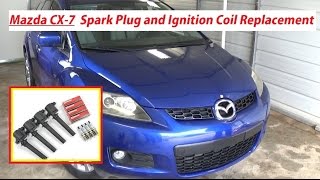 Mazda CX-7 Spark Plugs and Ignition Coil Replacement. Mazda CX7 2.3