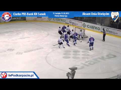 Ciarko PBS Bank KH Sanok - Aksam Unia Oświęcim 3:4 k. (FILM)
