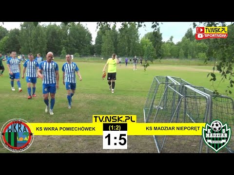 tv.nsk.pl [bramki] KS Wkra Pomiechówek - KS Madziar Nieporęt 1:5 (1:2) 2021-06-12 11 Awans Madziara!