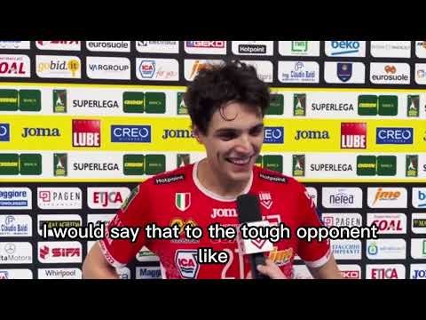 [ENGLISH] Mattia Bottolo Post-Match Interview @lubevolleymc: Lube Civitanova vs Emma Villas Siena