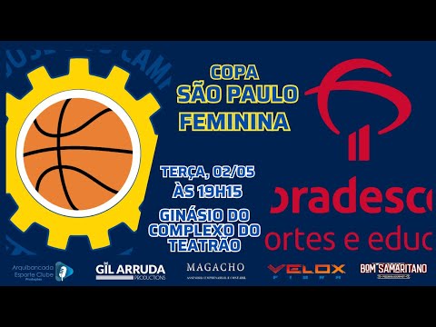 BASQUETE AO VIVO – São José Basketball x Bradesco Esportes | Copa São Paulo Feminina - 5ª Rodada