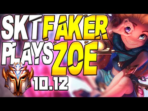 SKT Faker Plays Zoe vs Sett Mid Lane - 10.12