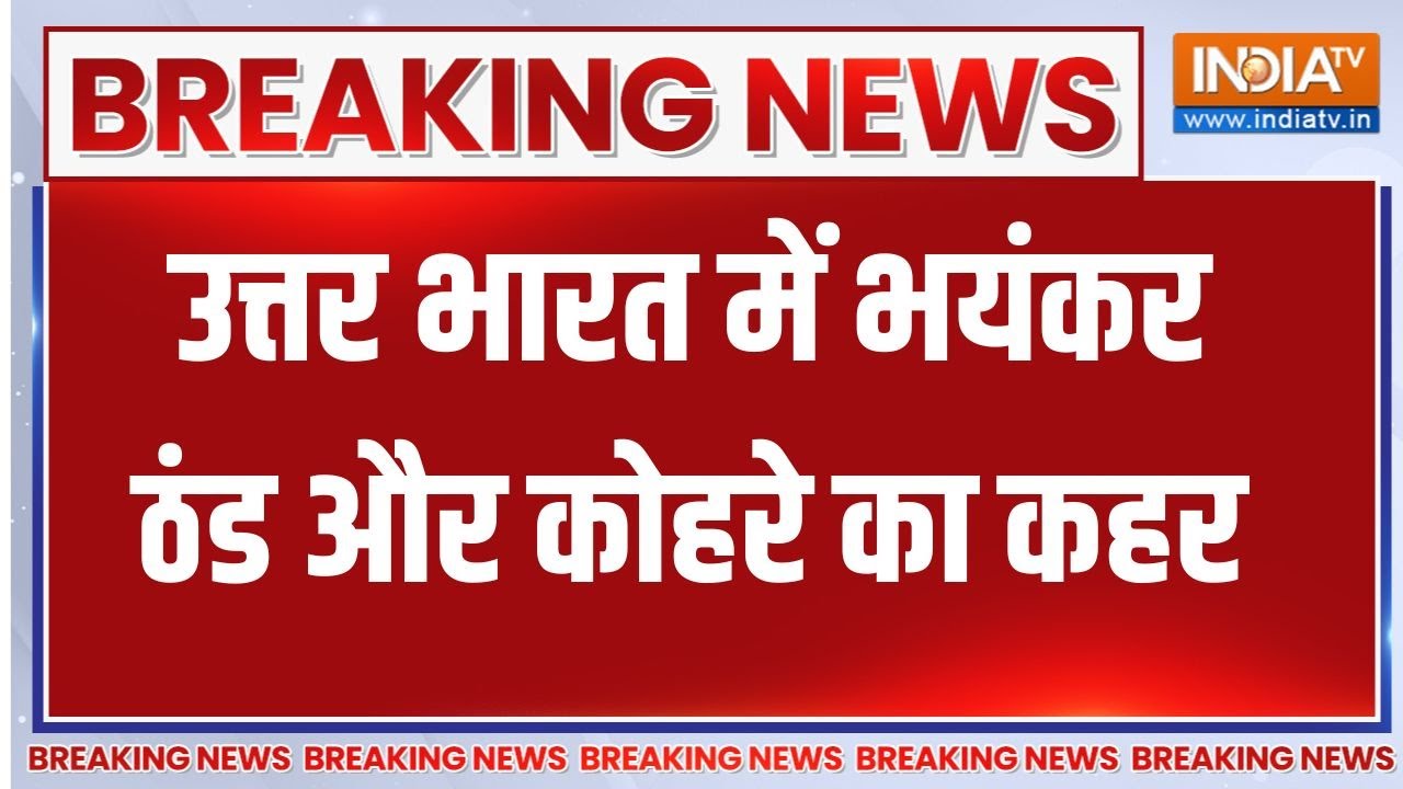 Coldwave Delhi: उत्तर भारत में भयंकर ठंड और कोहरे का कहर | Weather news