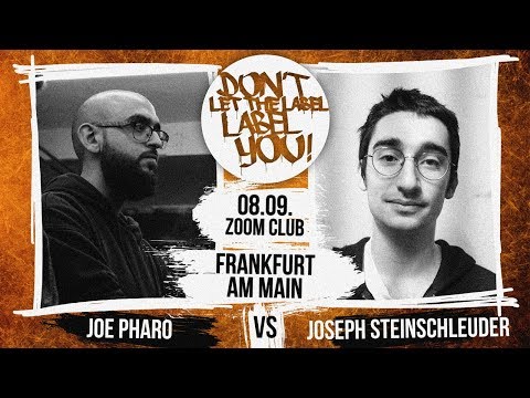 Joe Pharo vs Joseph Steinschleuder // DLTLLY RapBattle (FFM) // 2018