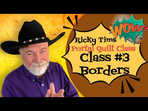 Ricky Tims LIVE - The Free Portal Quilt Class #3