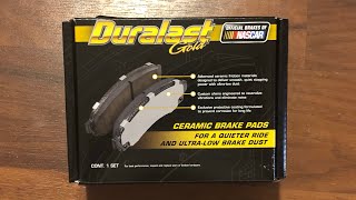 Duralast Gold Ceramic Brake Pads Unboxing - AutoZone DG1731 - Mitsubishi Mirage G4
