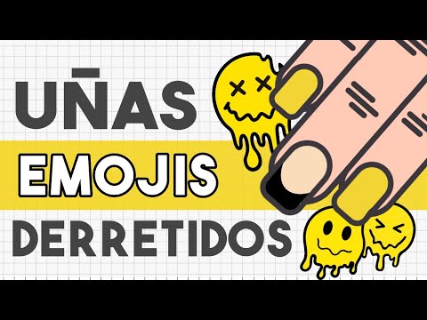 ¡MODA DE LOS 90s! · UÑAS EMOJI DERRETIDO 🫠