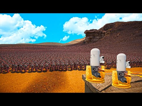 PHALANX CIWS Gold, GHILLIESUIT VS  skeleton warriors , Monsters !!! Ultimate epic battle simulator 2