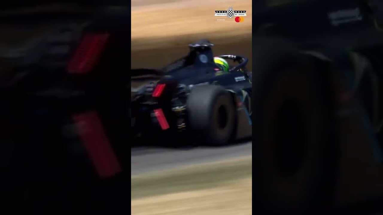 Fernando Barrichello takes on the Goodwood hill in the @JaguarTCSRacing  proto_TYPE GEN4 ⚡️