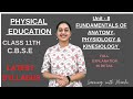 PE Class 11 UNIT 8 FUNDAMENTALS OF ANATOMY PHYSIOLOGY KINESIOLOGY L PE CHAPTER 8 CLASS 11