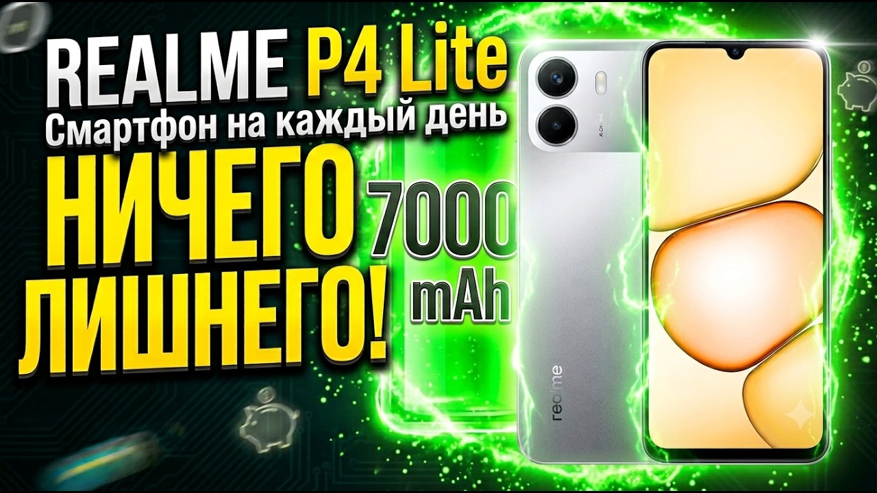 ОБЗОР REALME P4 LITE | НИЧЕГО ЛИШНЕГО
