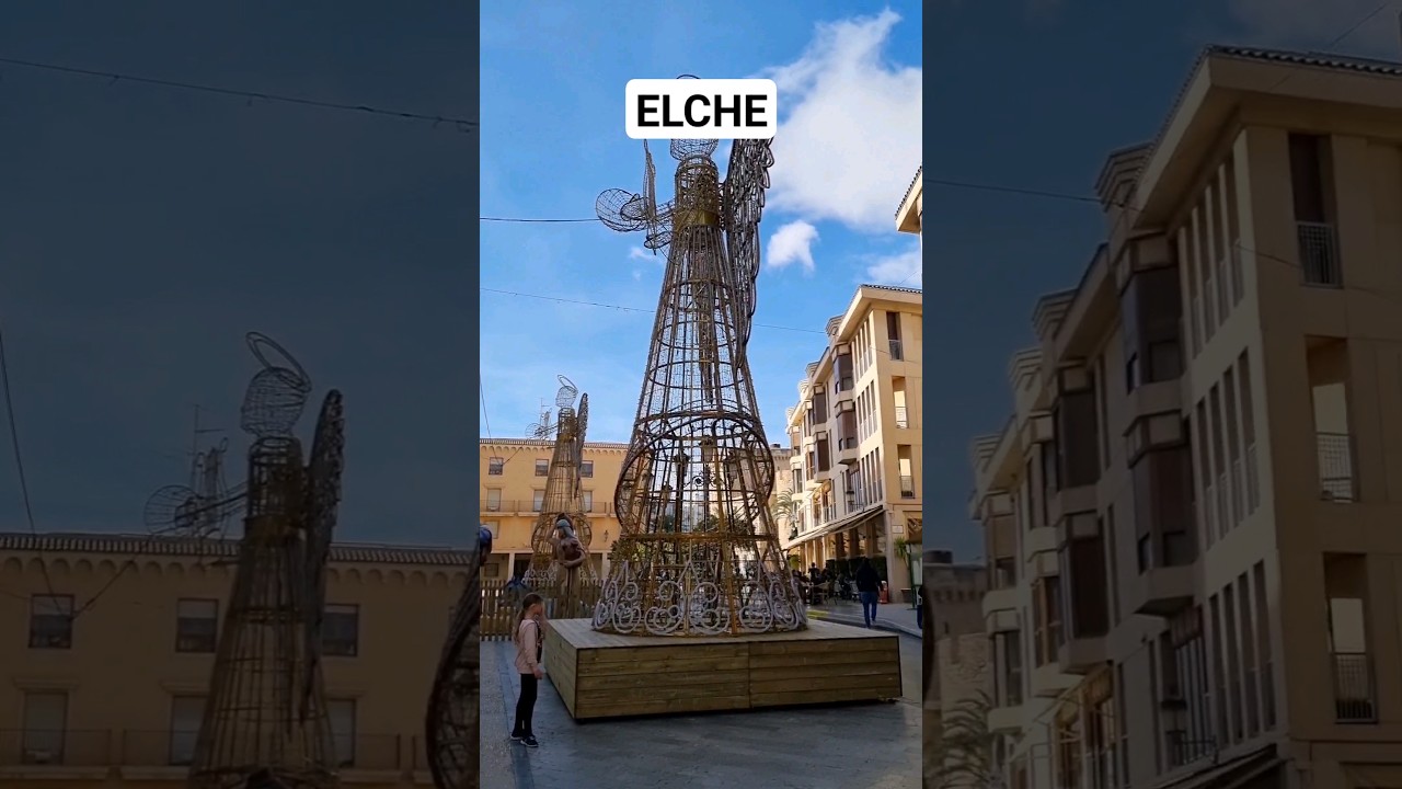 😇 Gigantyczne Anioły #Elche #hiszpania #podróże #p...