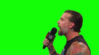 CM Punk "I'm sorry, I apologize" green screen