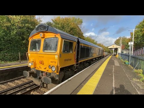 Class 66 | 66716 | Tones | GB Railfreight - GBRf | Swaythling | 26/10/22