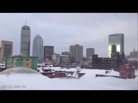 Winter Storm Nemo in Boston (Time Lapse | February 9th, 2013)