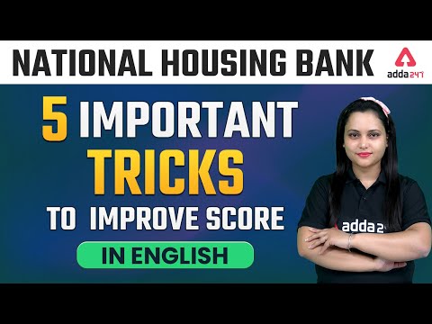NHB Assistant Manager | ENGLISH | 5 IMPORTANT TRICKS TO  IMPROVE SCORE