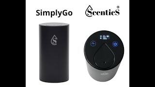 Difuzér Nabíjecí SIMPLYgo Black Scentics