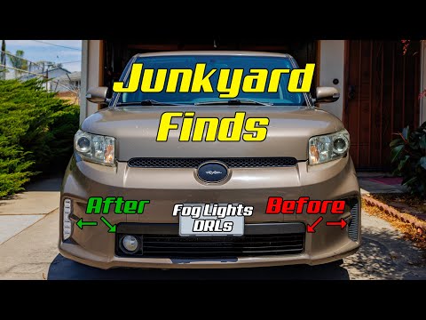 Installing Fog Lights and DRLs from the Junkyard | 2011 Scion xB