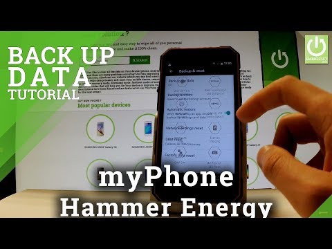 Back Up Data myPhone Hammer Energy - Enable Google Backup