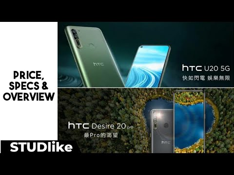 HTC Desire 20 Pro and HTC U20 5G Price, Official Look, Camera, Specifications, 6GB RAM, Features