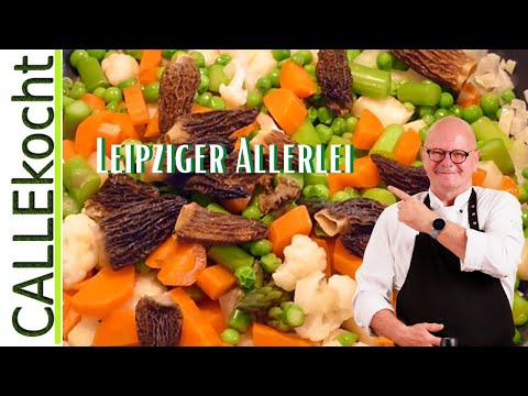 Leipziger Allerlei irre lecker! So hat man früher Gemüse gekocht.