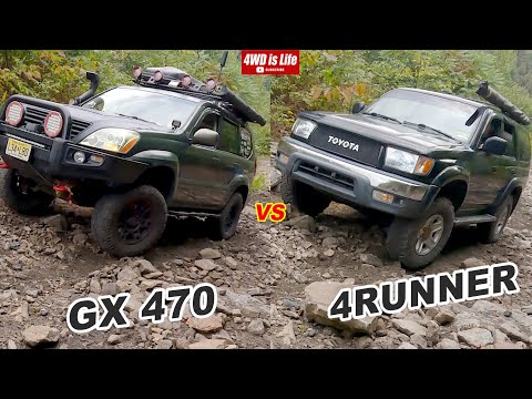 Lexus GX470 vs TOYOTA 4RUNNER - Off-road Comparison