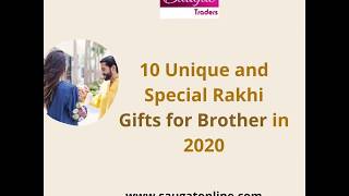 10 Unique and Special Rakhi Gifts for Brother in 2022 | Raksha Bandhan Gifts | Saugat Traders