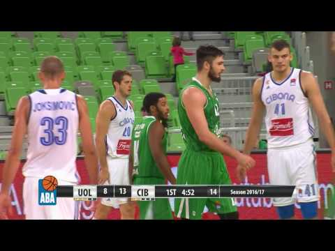 ABA Liga 2016/17, Round 6 match: Olimpija Ljubljana - Cibona (22.10.2016)