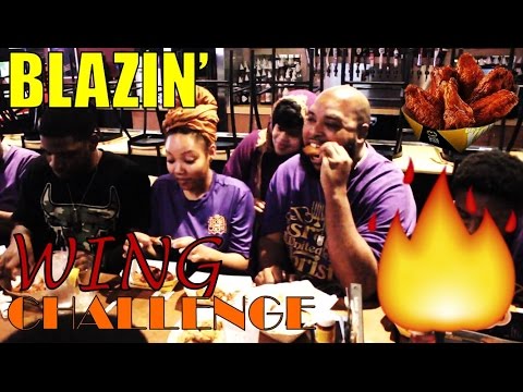 Blazing wing challenge in collaboration with The House of Yadaya