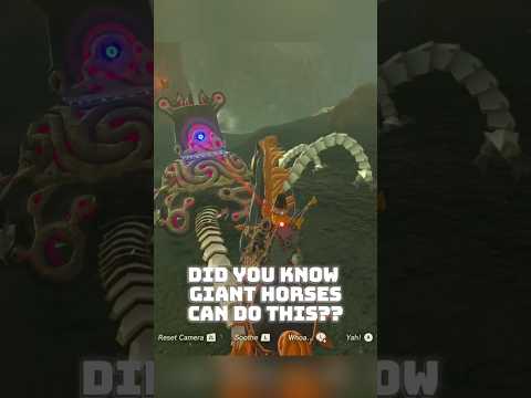 Giant Horse FLIPS a Guardian?! #nintendo