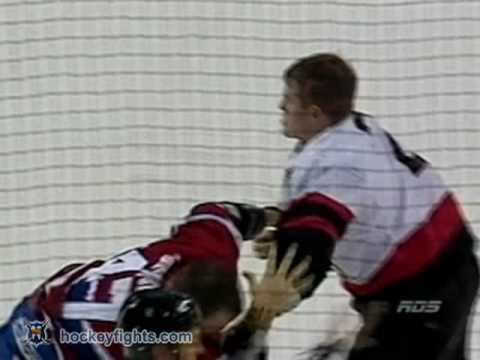Chris Neil vs Aaron Downey