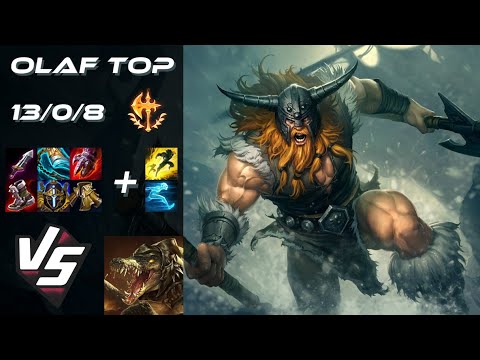 Olaf Top vs Renekton - EU Grandmaster Patch 14.5.1