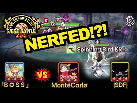 We felt the Nerf in this Top Tier Siege Battle vs Montecarlo & SDF - Summoners War