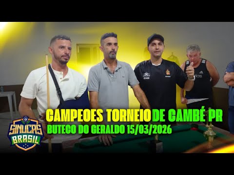 CEREMONIA DE ENTREGA DAS PREMIAÇOES AO CAMPEOES DE CAMBE PR#VIRAL#,BILHAR