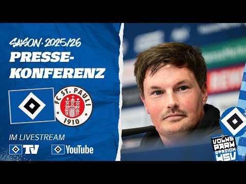 RE-LIVE: PRESSEKONFERENZ | HSV vs. FC St. Pauli I 2. Spieltag