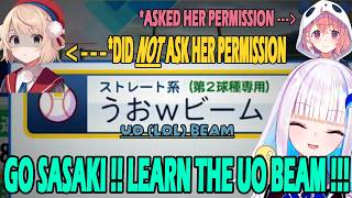 Coach Lize teaches Sasaki Saku a *familliar* signature move... [ENG SUB] [LIZE HELESTA] [NIJISANJI]