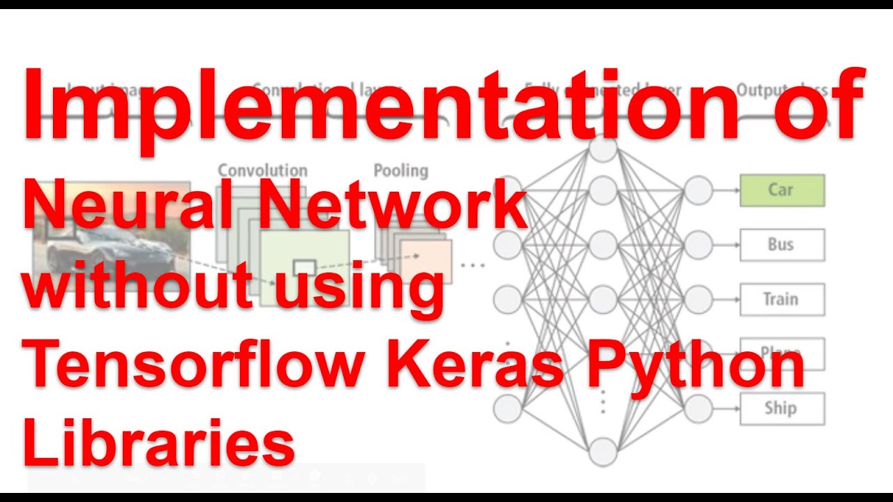 Implementation of Neural Network Perceptron Without using Tf Keras Libraries